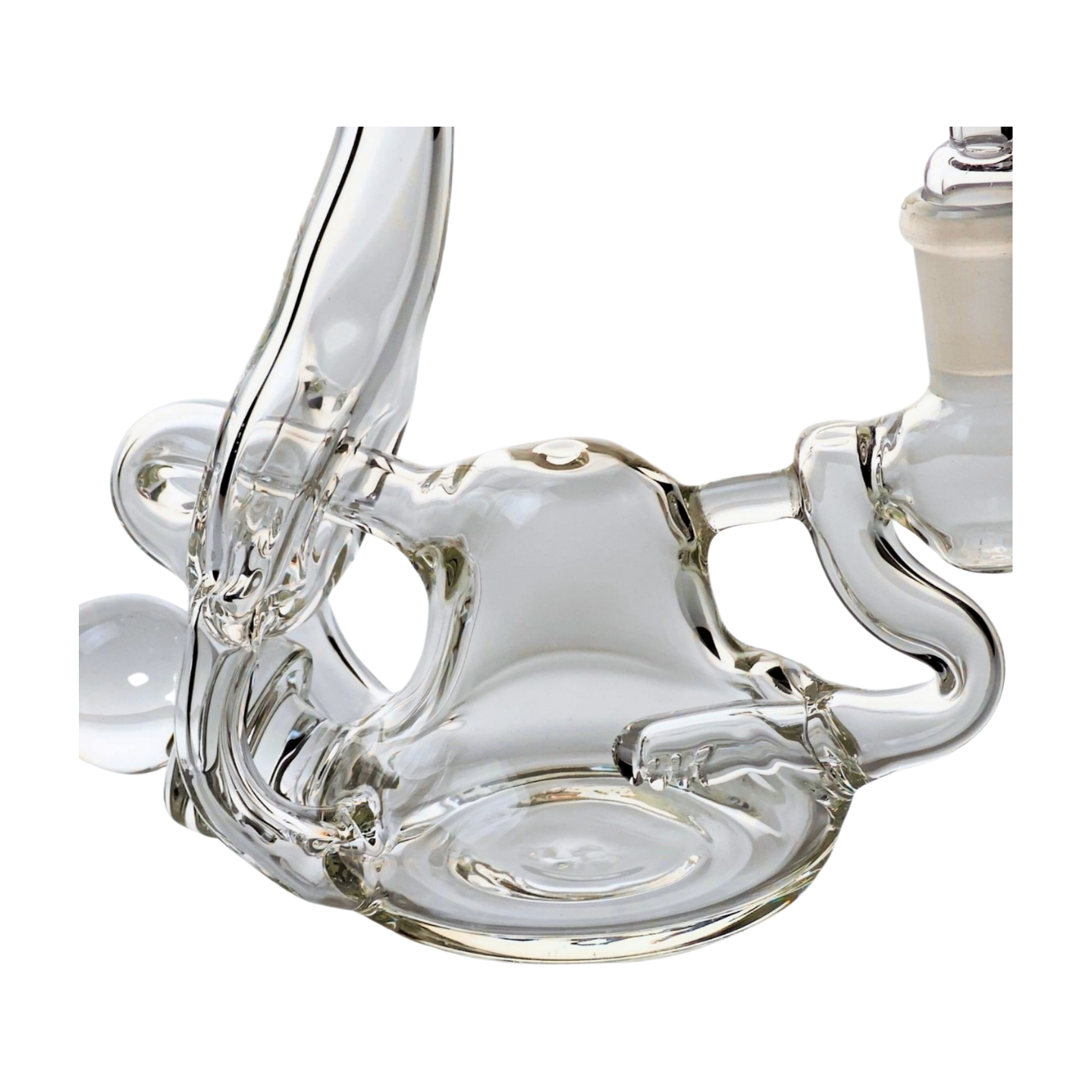5" Mini Gooseneck Recycler Concentrate Rig Kit - Includes 14mm Pure Quartz Nail Banger